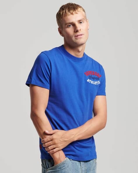 SUPERDRY Embroidered Superstate Athletic Logo T-Shirt