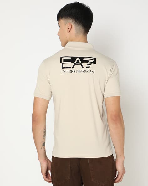 Buy EA7 Emporio Armani Visibility Blended Regular Fit Polo T