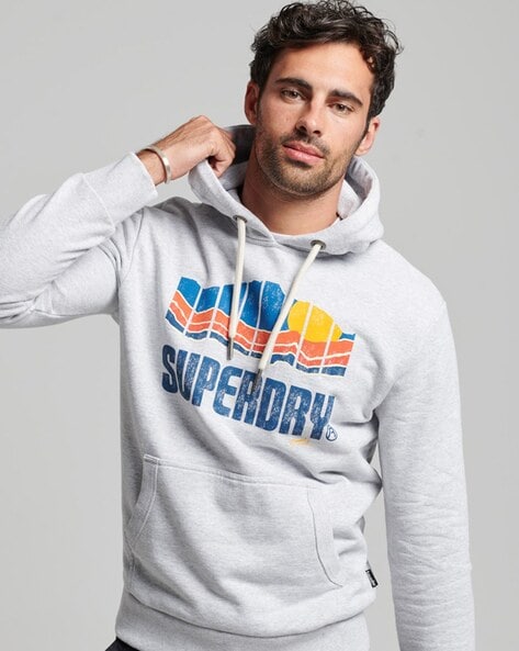 Buy Grey Sweatshirt Hoodies for Men by SUPERDRY Online Ajio