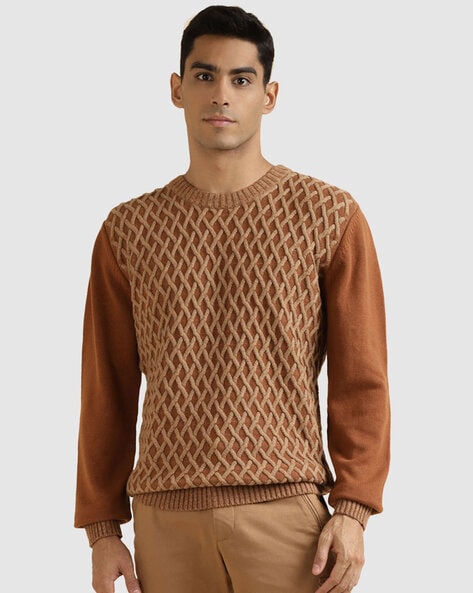 Buy Brown Knitted Blouse Online In India -  India