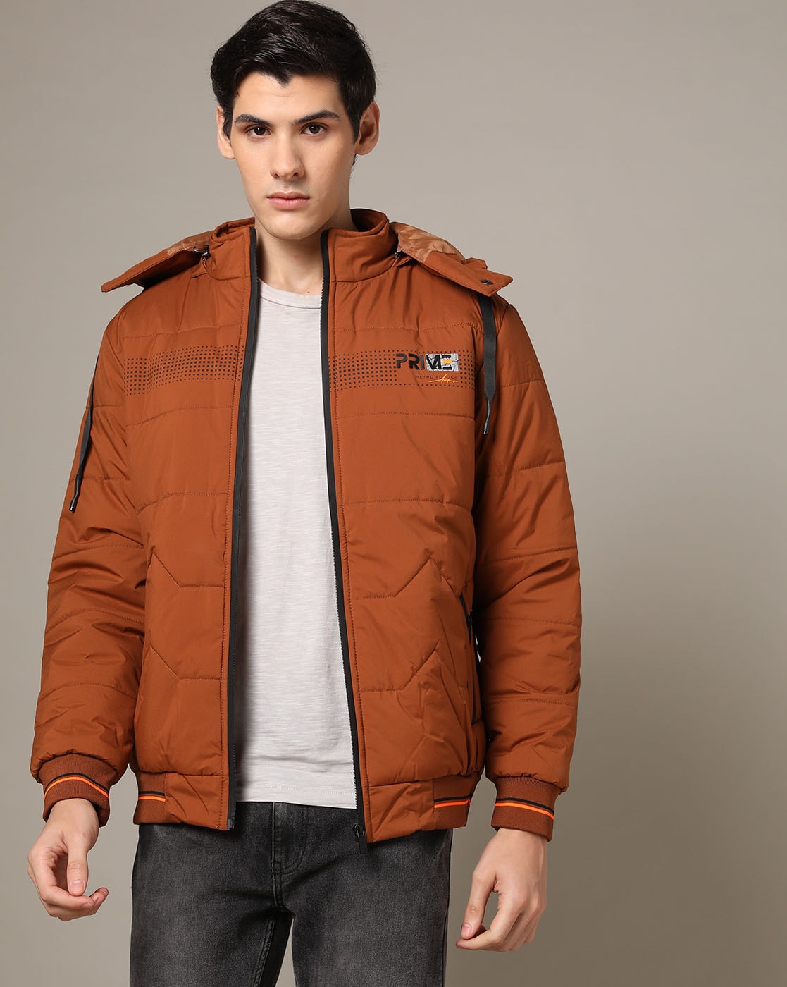 Buy Beige Jackets & Coats for Men by Fort Collins Online | Ajio.com