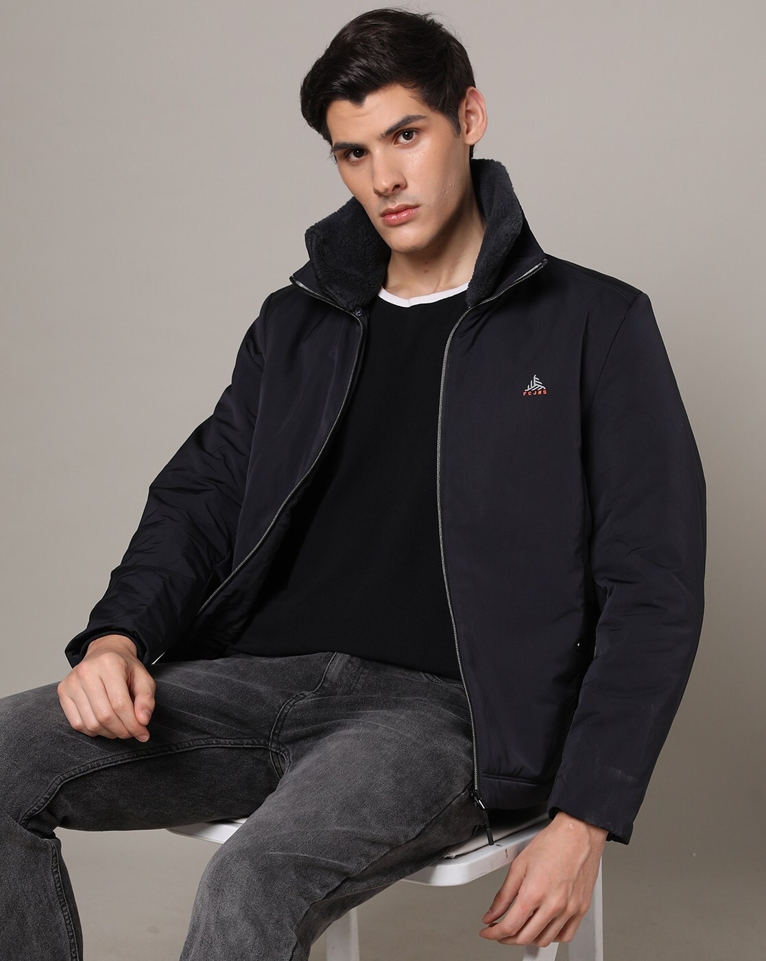 Buy Aeronautica Militare Men Black Full Zip Hooded Jacket Online - 655273 |  The Collective