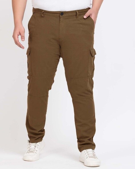 Brown cargo pants | boohoo US