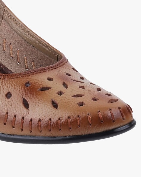 MIU MIU ◆ Brushed Leather Brogue Slingback Miu Miu Brushed Leather Slingback Brogue With In Red | ModeSens