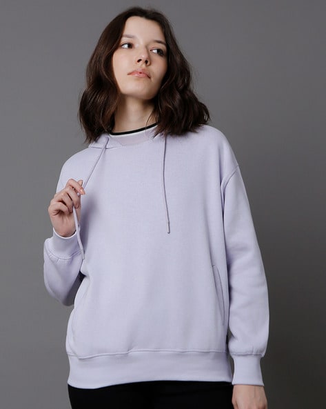 Buy Purple Sweatshirt Hoodies for Women by HIGH STAR Online Ajio