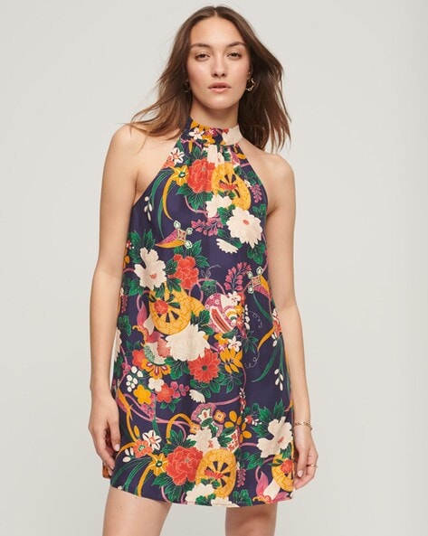 High neck sundress online