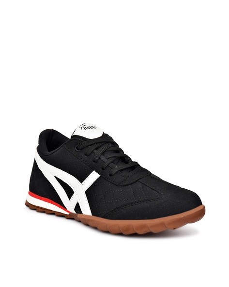 Asics black sale womens walking shoe