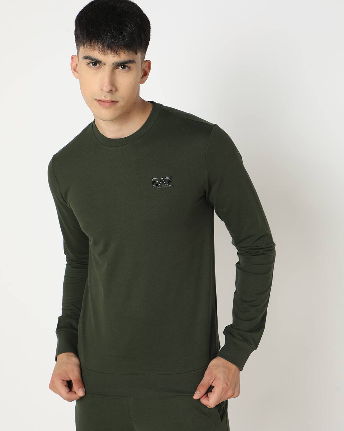 Buy EA7 Emporio Armani CORE ID Cotton Regular Fit Sweatshirt
