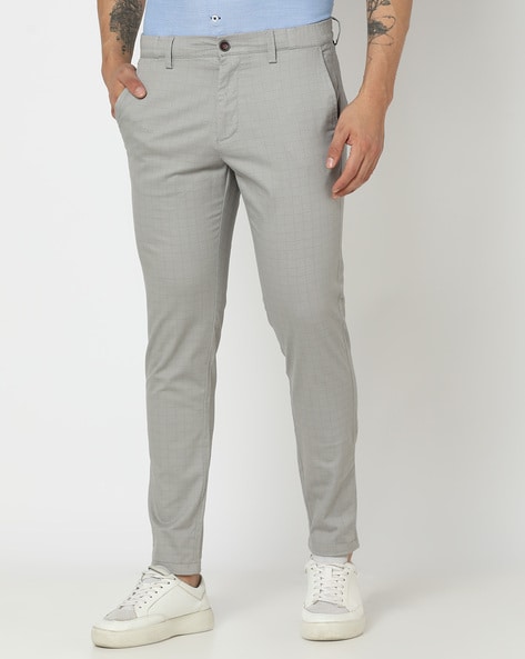 Buy Blue Trousers & Pants for Men by ALTHEORY Online | Ajio.com