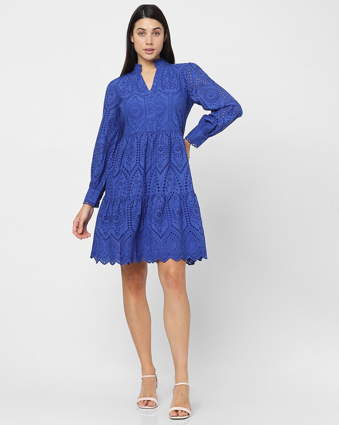 Buy Royal blue Dresses for Women by Vero Moda Online | Ajio.com