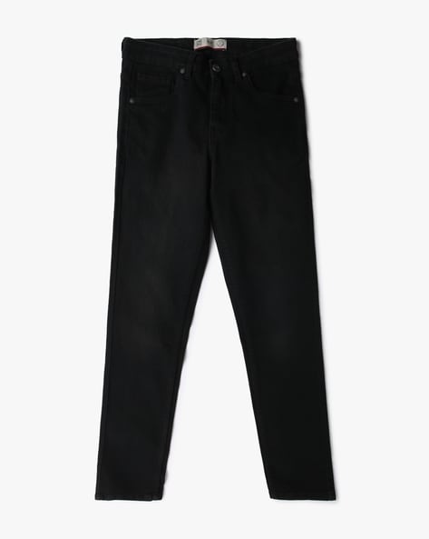 Boys Cotton Slim Fit Jeans