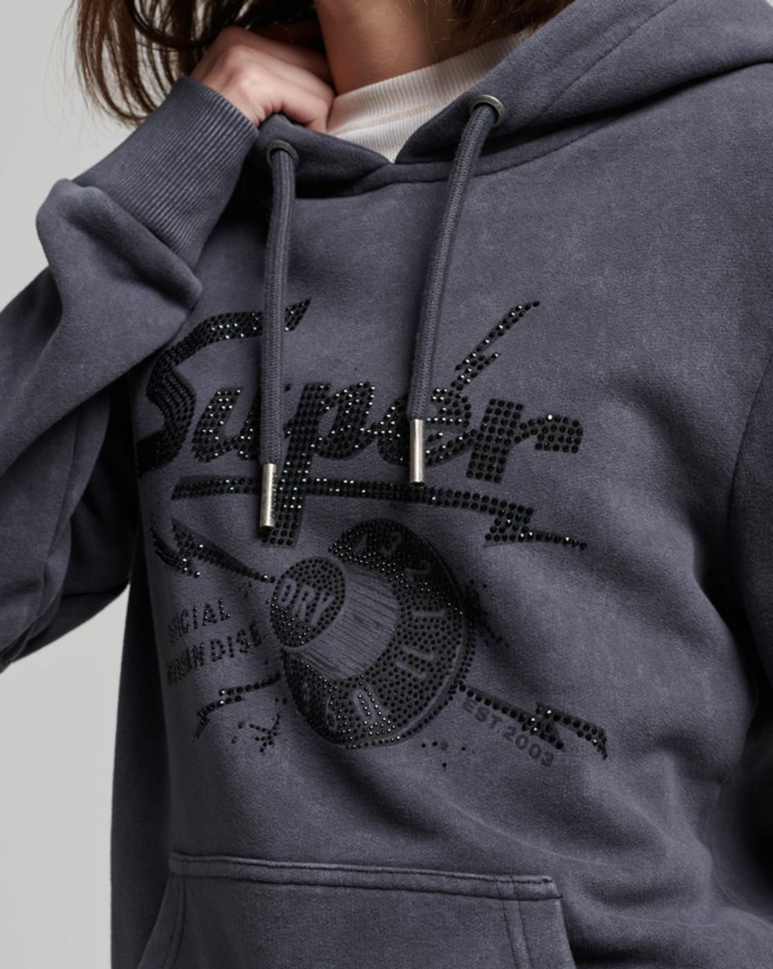 Superdry sparkle shop skater hoodie