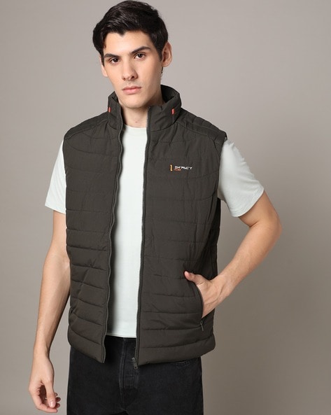 Gillet Jacket with Zipper Pockets