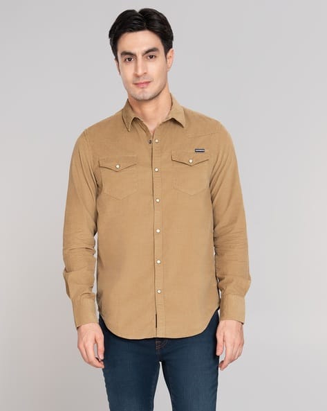 SUPERDRY Western Long-Sleeve Cord Shirt
