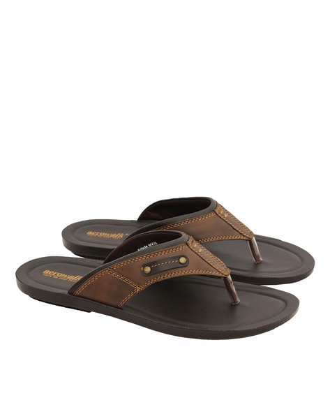 Buy Brown Flip Flop & Slippers for Men by AEROWALK Online