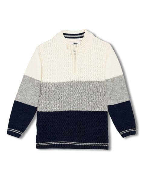 Buy Off White Sweaters Cardigans for Boys by 2BME Online