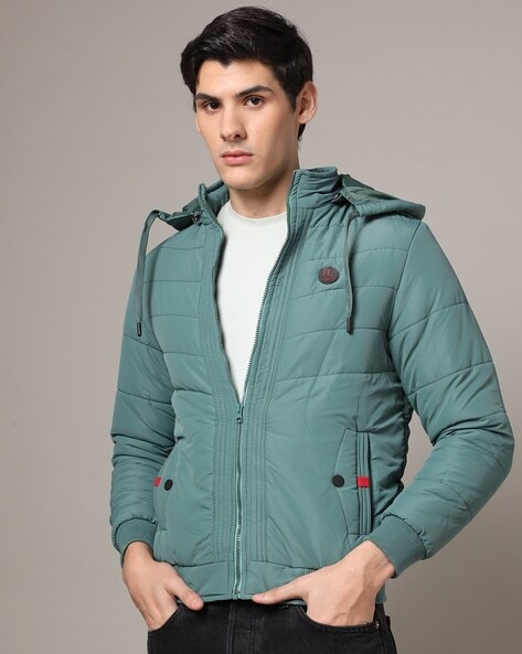 Buy Fort Collins Bomber Jacket With Contrast Zip - Jackets for Men 19435612  | Myntra