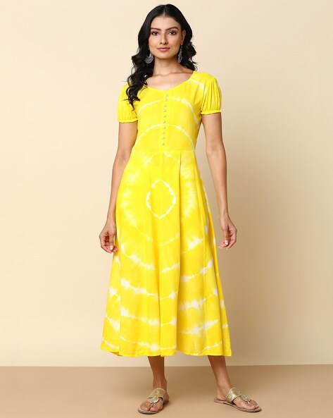 Buy Yellow Dresses For Women Online In India At Best Price Offers | Tata  CLiQ