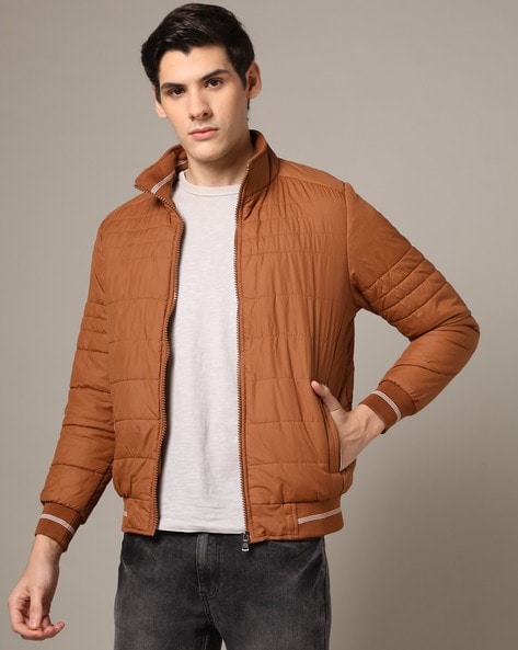 LIGHT BROWN PUFFER JACKET – Mosquets