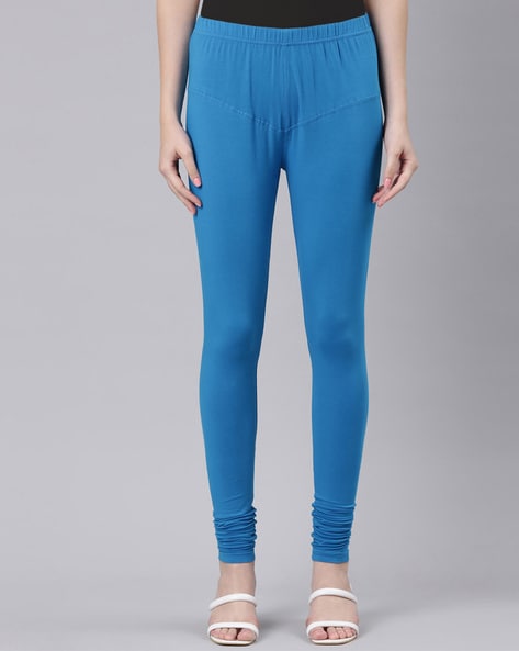 Blue Womens Leggings And Churidars - Buy Blue Womens Leggings And Churidars  Online at Best Prices In India