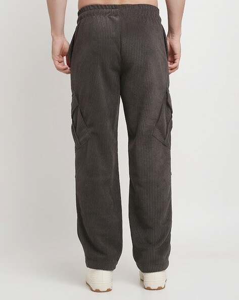 Buy Grey Trousers & Pants for Men by EVERDION Online