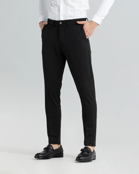 V by Very Girls 2 Pack Skinny Fit School Trousers - Black | very.co.uk