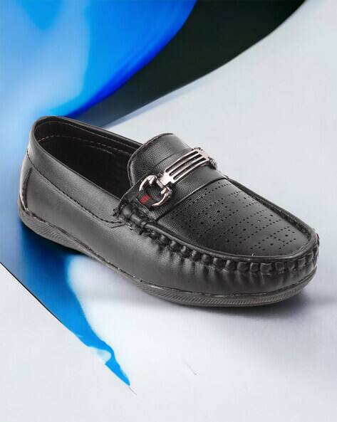Round-Toe Slip-On Loafers