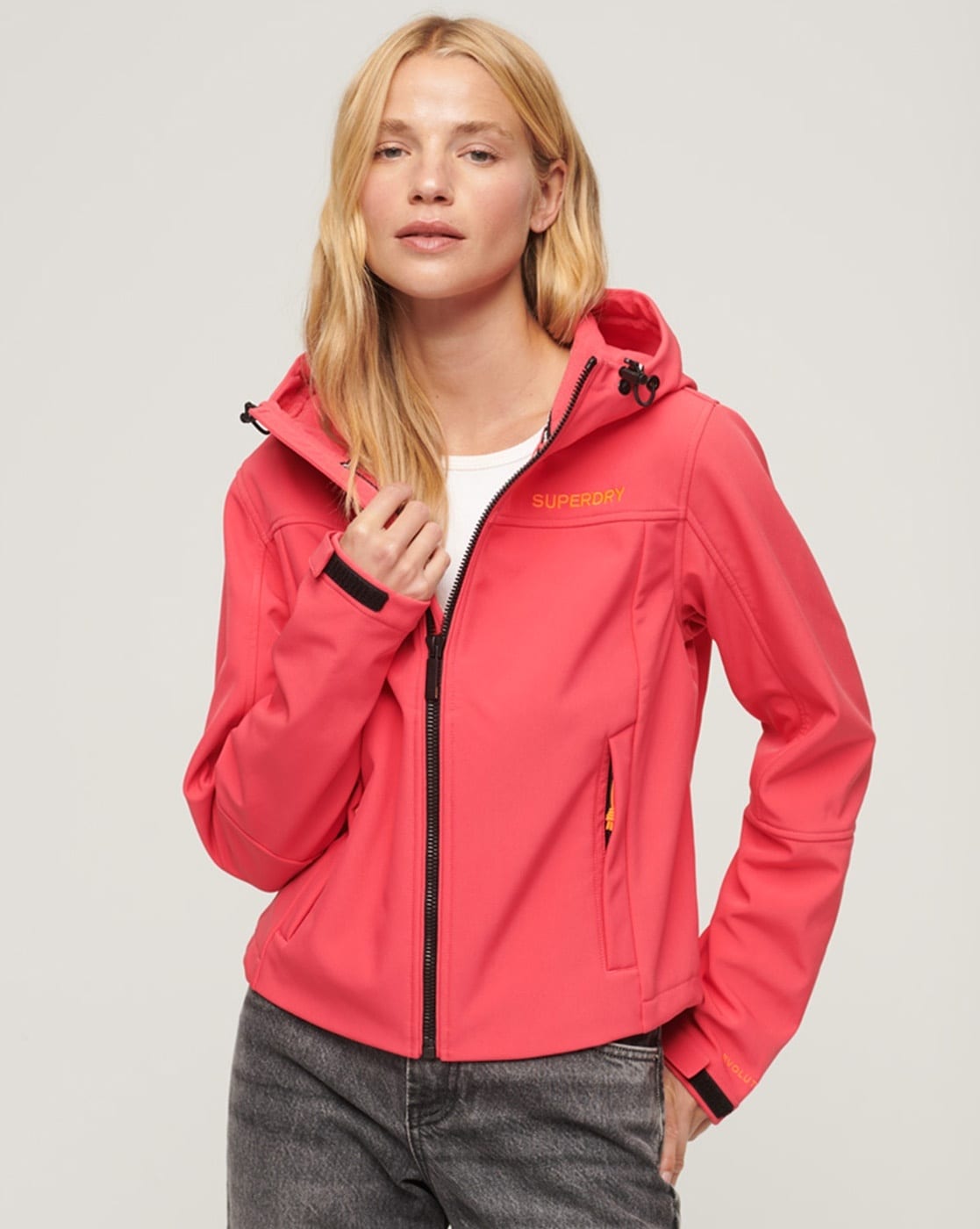 Superdry pink store jacket