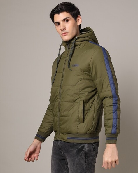 Buy Olive Jackets & Coats for Men by Fort Collins Online | Ajio.com