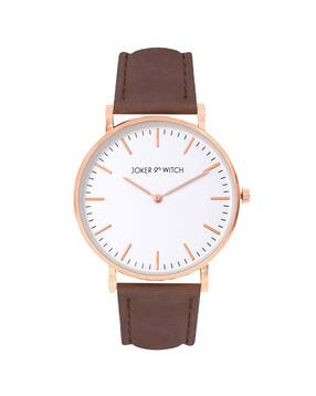 Women Analogue Watch with Leather Strap-AMWW452-image-33