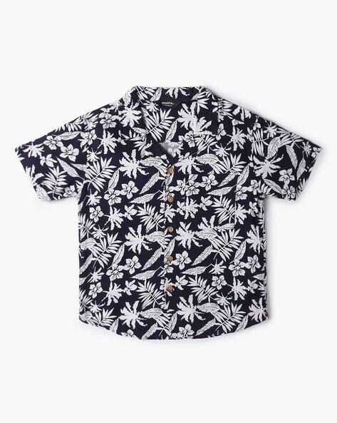 boys floral print shirt