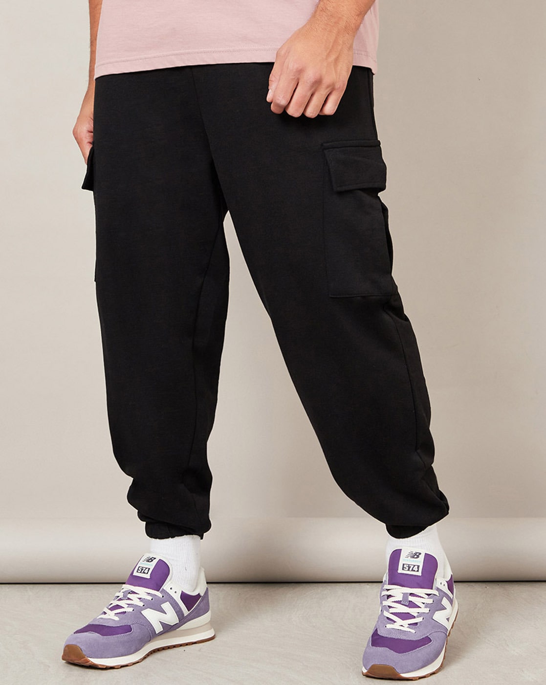 Buy Black Track Pants for Men by Styli Online