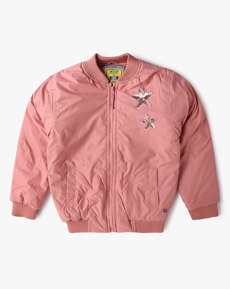 Red Wool Grease Rise of The Pink Ladies Letterman Jacket - Jackets Masters