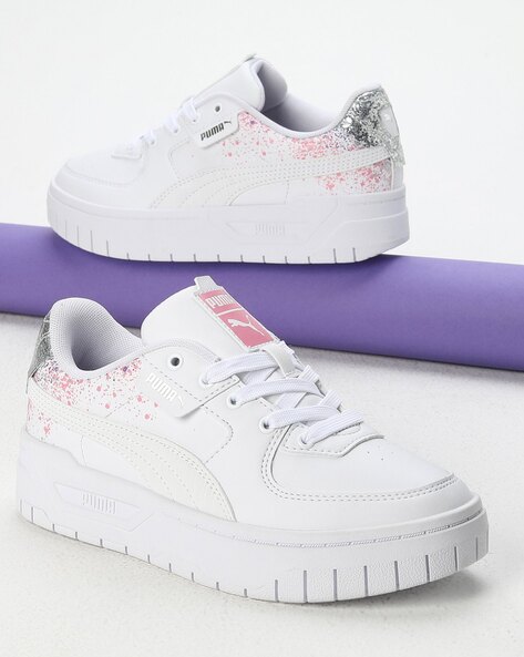 Puma cali white outlet youth