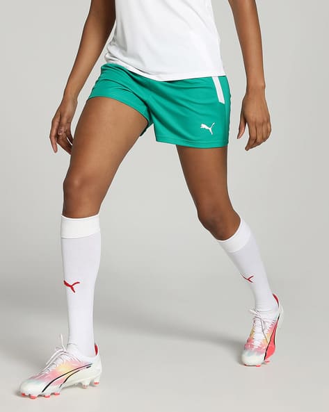 Buy Pepper Green-Puma White Shorts for Women by Puma Online
