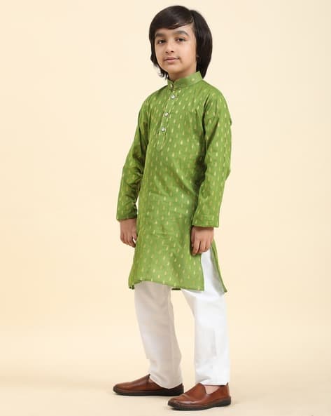 PRO-ETHIC(STYLE DEVELOPER) Boys Embellished Kurta Pyjama Set