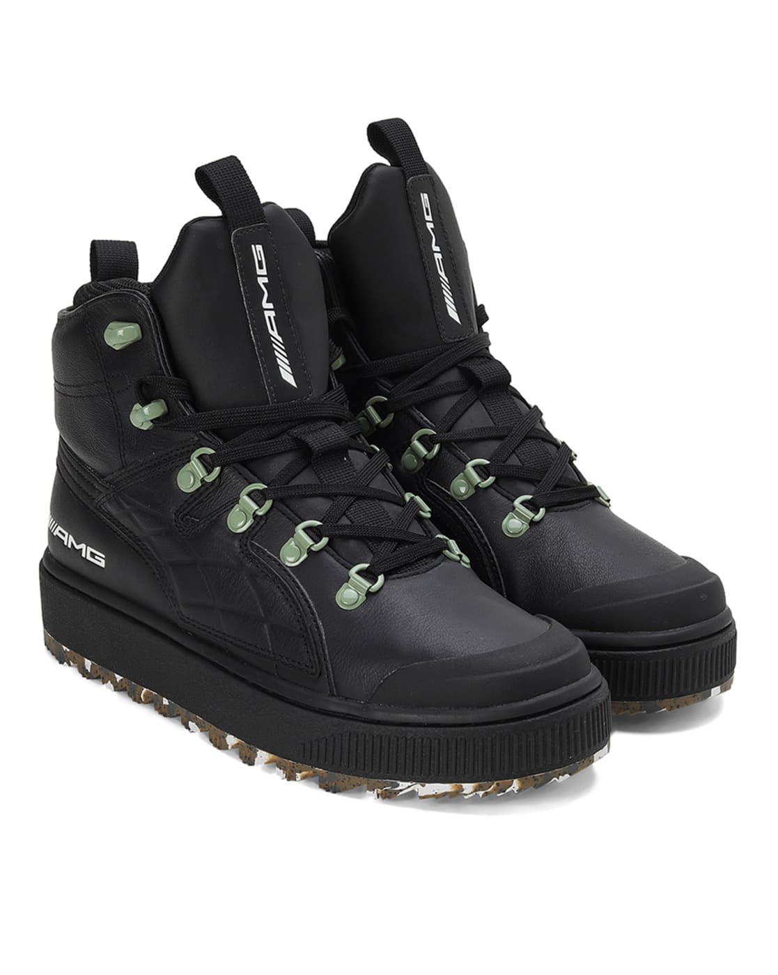 Buy Black Dusty Green Sneakers for Men by PUMA Online