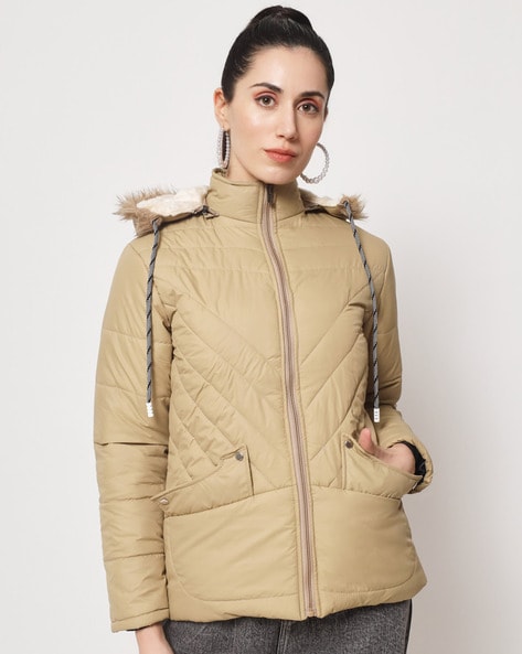 Buy Cream Jackets for Women by My Swag Online