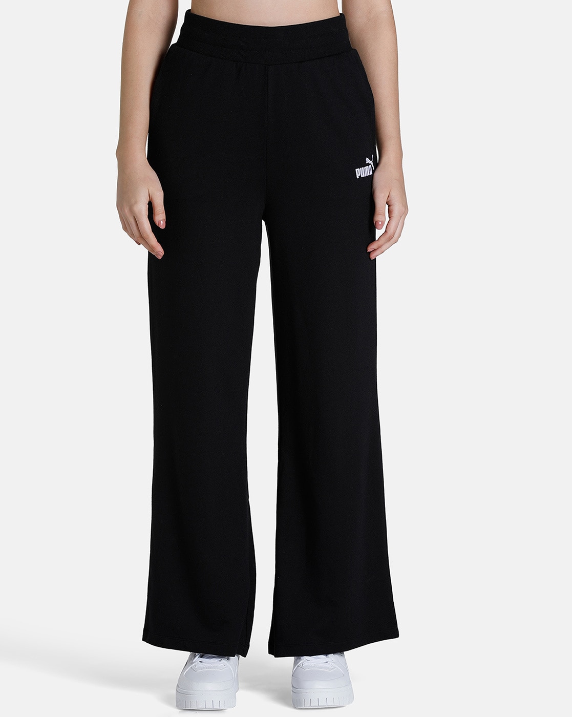Buy Women Flared Track Pants with Pocket Inserts Online at Best