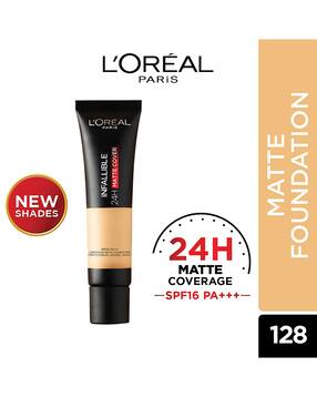l'oreal paris Infallible 24H Matte Cover Liquid Foundation Tube SPF 16 PA+++ - 128 Natural Buff-picture-16