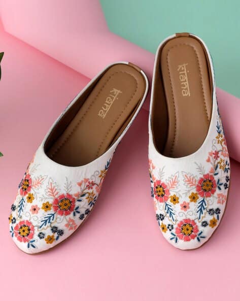 Buy White Flat Shoes for Women by Kiana House Of Fashion Online
