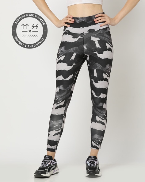 Seamless Camo Print Wide Waistband Sports Leggings | SHEIN IN