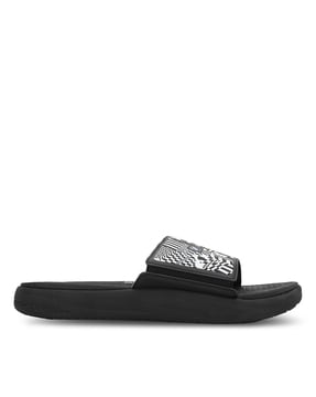 Buy Unisex Black PUMA X RCB Slides Flip Flops From Fancode