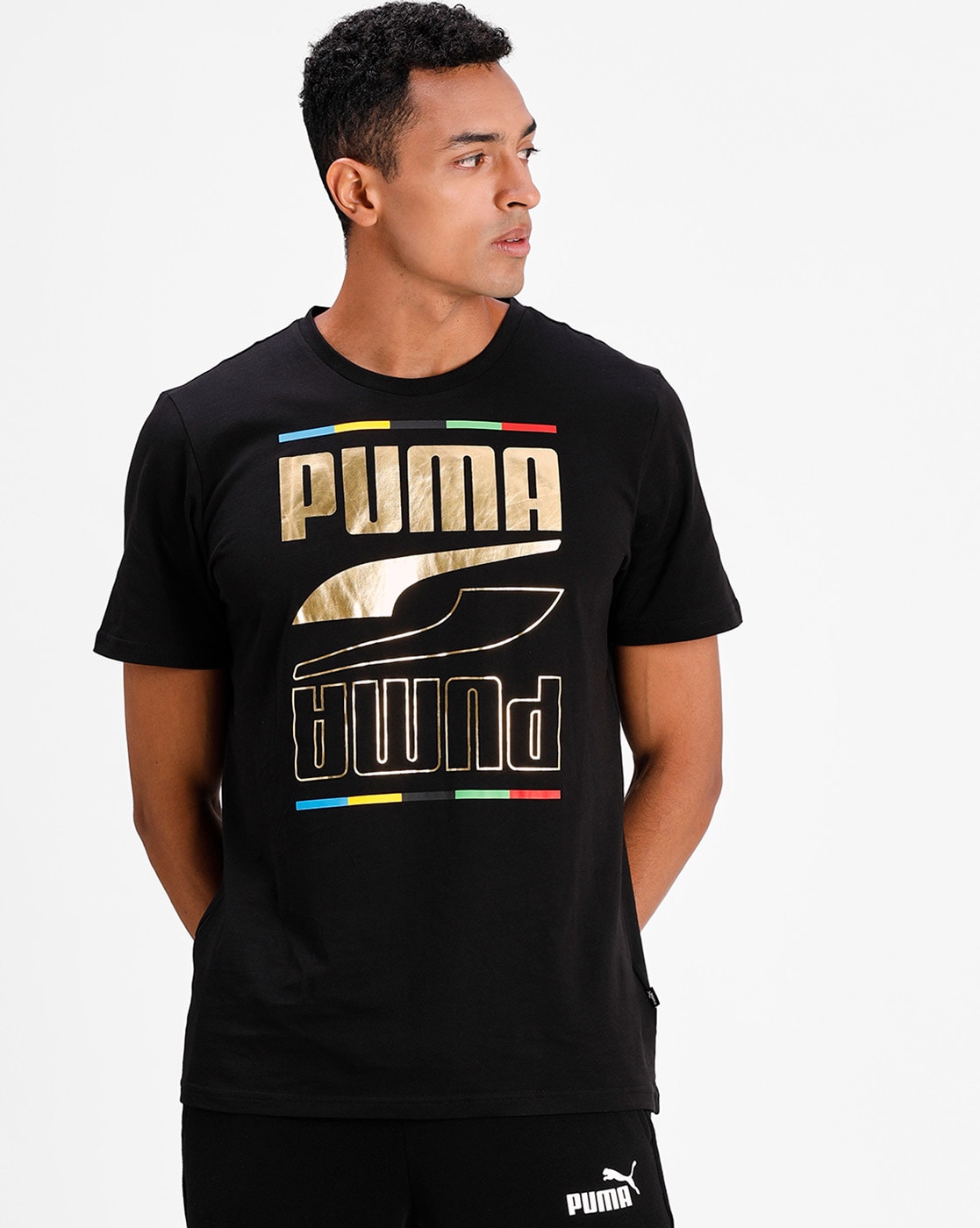 Buy Black Tshirts for Men by PUMA Online Ajio