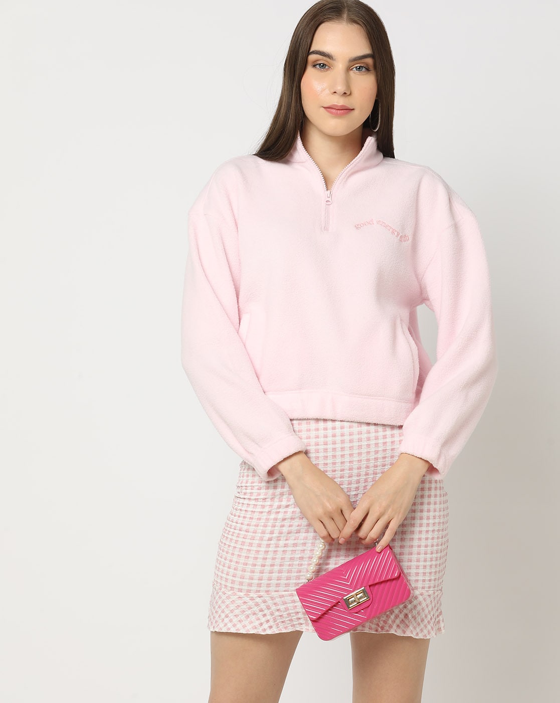 Buy Pink Sweatshirt & Hoodies for Women by RIO Online