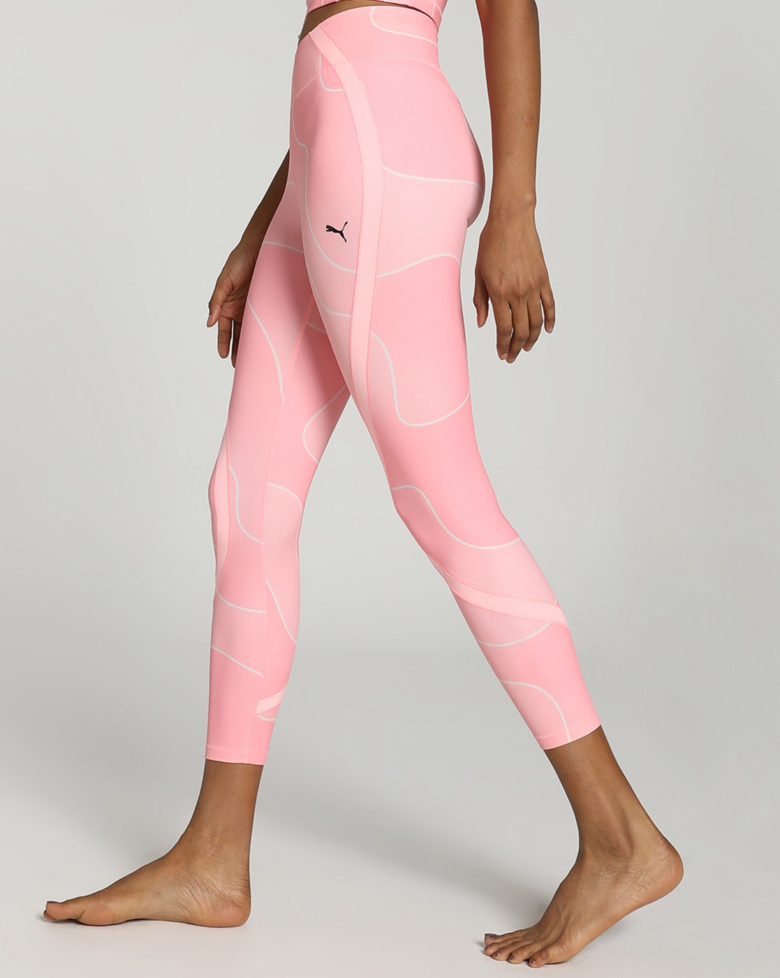 Women's PUMA Favourite Printed High Waist 7/8 Training Leggings Women in Pink  size L, PUMA, Mall Road