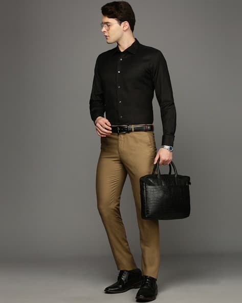 パンツ kaval Front tuck trousers khaki brown s S KAVAL FRONT TUCK TROUSERS KHAKI BROWN