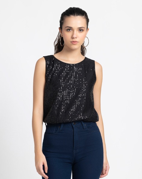 Women Embellished Reguler Fit Top