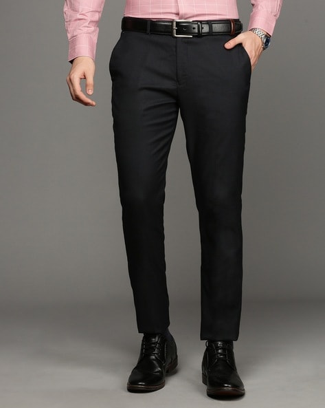 Jeff Banks Plain Navy Twill Soho Suit Trouser | Jeff Banks