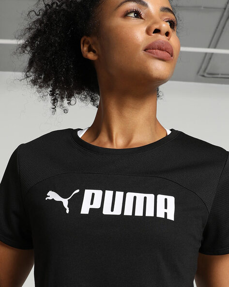 Buy Black by Women PUMA Tshirts Online for